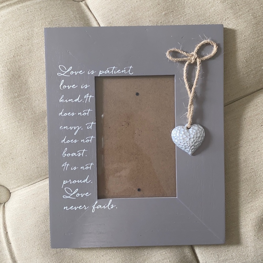 Love is patient love is kind frame